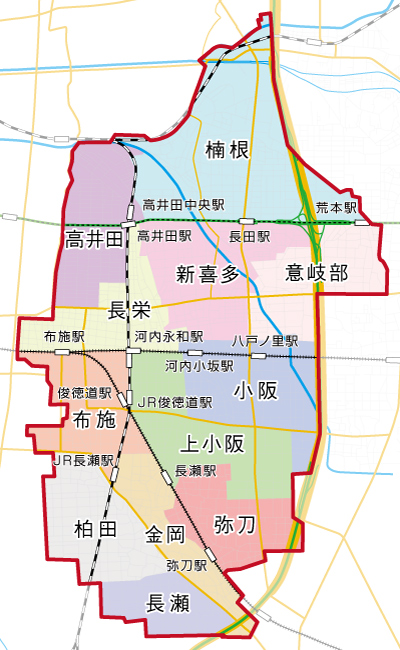 地区別地図